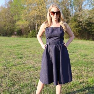 Navy Cocktail Dress